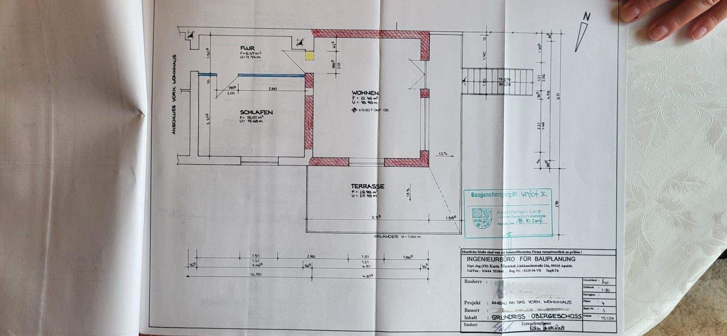 Immobilie in Apolda - geräumige Doppelhaushälfte mit großem Grundstück frei ab Oktober - Bild 20