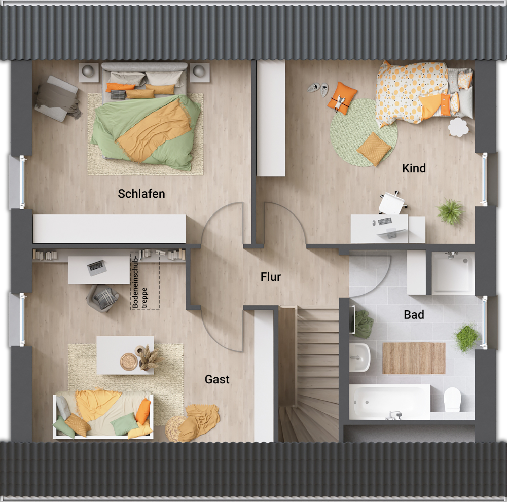 Immobilie in Gilserberg - Moderne Wohlfühlatmosphäre - Das Einfamilienhaus mit dem Plus an Ausstattung in Gilserberg OT Seb... - Bild 19