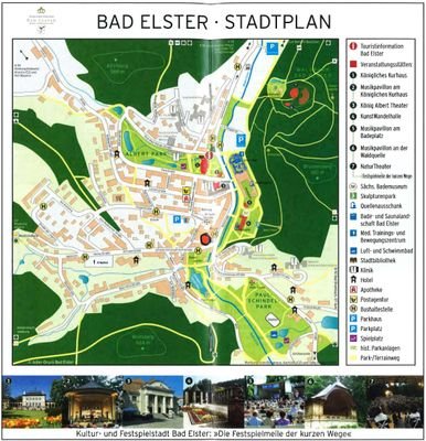Stadtplan Bad Elster