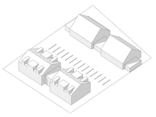 Konzeptplan Gebäude