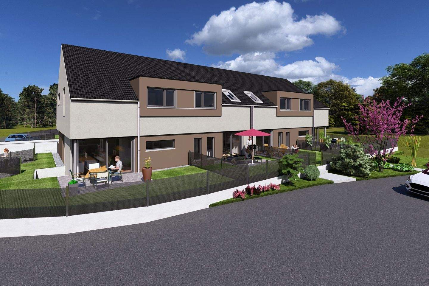 Immobilie in Bellenberg - Reihenhaus 3 als Ausbauhaus - Bild 1