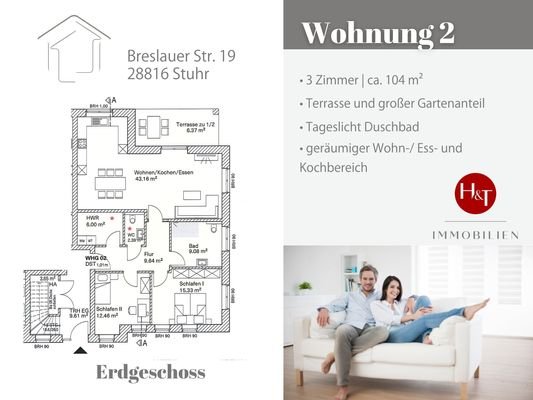 Neubau Wohnung kaufen in Stuhr Heiligenrode – Hechler & Twachtmann Immobilien GmbH