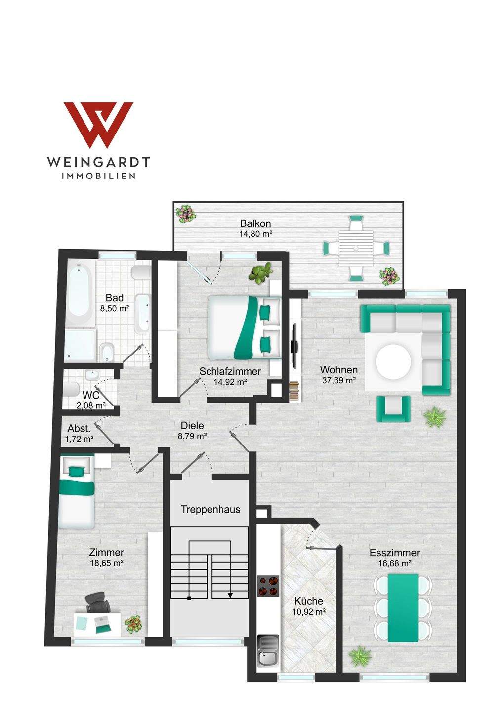 Immobilie in Kämpfelbach - Attraktives Mehrfamilienhaus in Kämpfelbach-Ersingen - gepflegt, flexibel nutzbar und gut angebunden - Bild 12