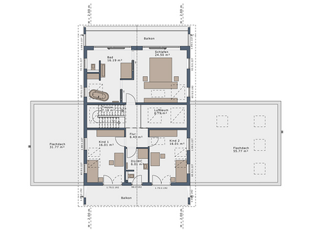 Grundriss 1. Obergeschoss