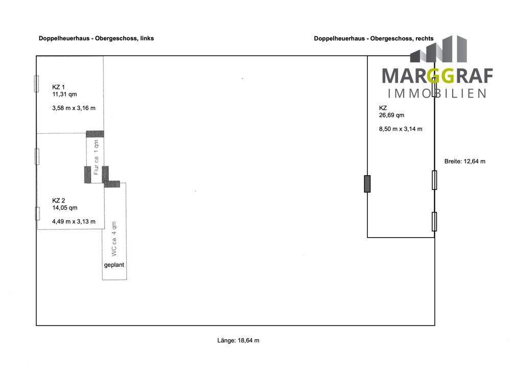 Immobilie in Herford - Denkmalgeschützter, äußerst seltener Doppel-Fachwerkkotten/ Heuerlingshaus in wunderschöner Alleinlage! - Bild 23
