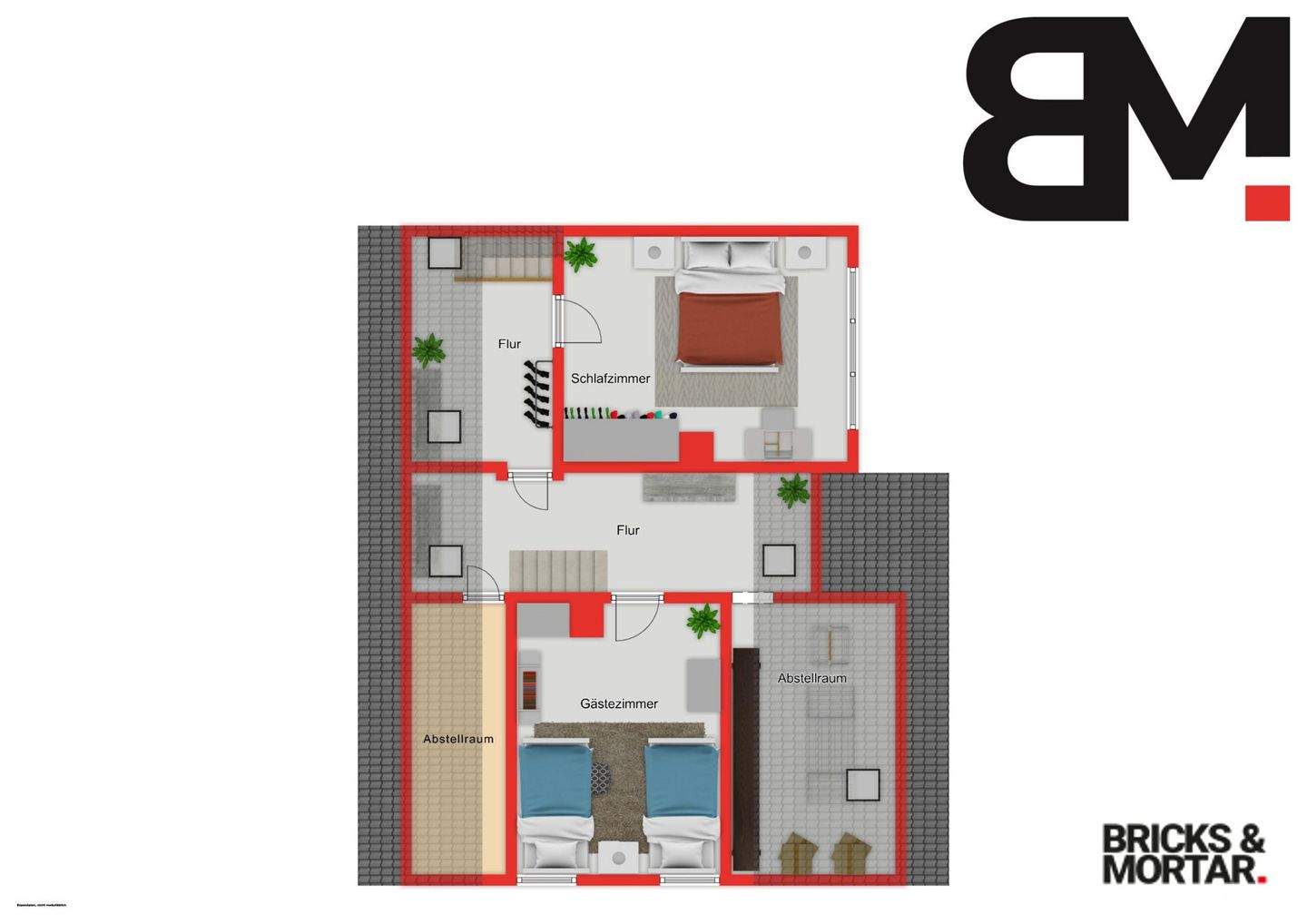Immobilie in Buttenwiesen - Komplettes Doppelhaus - eine Haushälfte zum Gestalten, eine mit zuverlässiger Mieterin - Bild 27