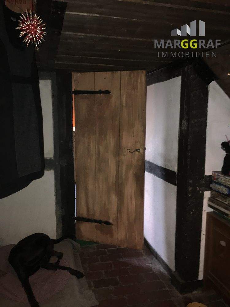 Immobilie in Herford - Denkmalgeschützter, äußerst seltener Doppel-Fachwerkkotten/ Heuerlingshaus in wunderschöner Alleinlage! - Bild 9