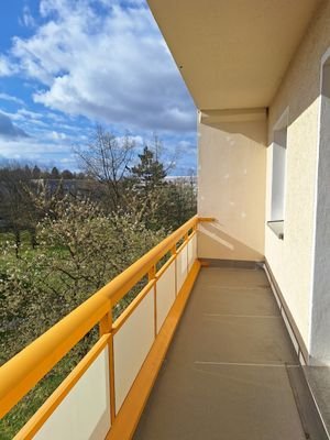 Sonniger Balkon