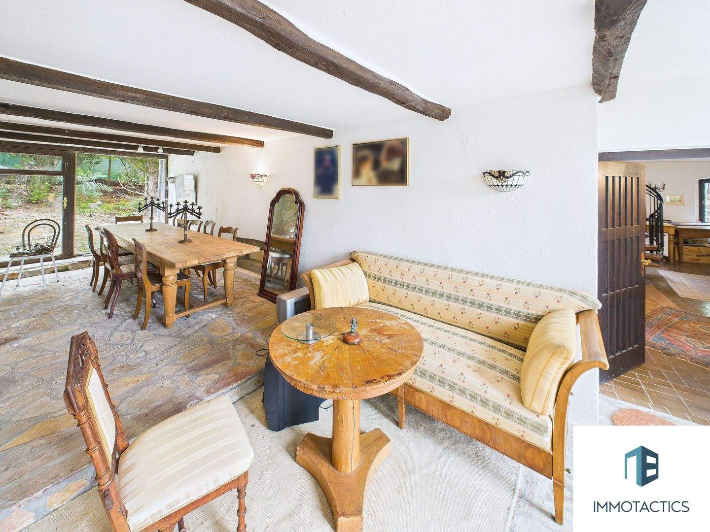 Immobilie in Dörrebach - Stilvolles Kulturanwesen mit Scheunenhaus, Gewölbekeller, idyllischem Garten & Eventbereich - Bild 16