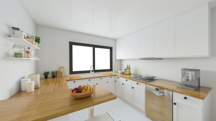 Küche (Staging-Bild)
