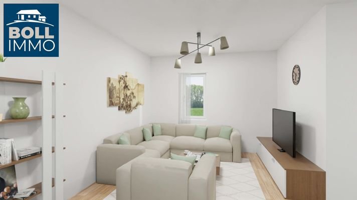 Wohnzimmer -_Visualisierung