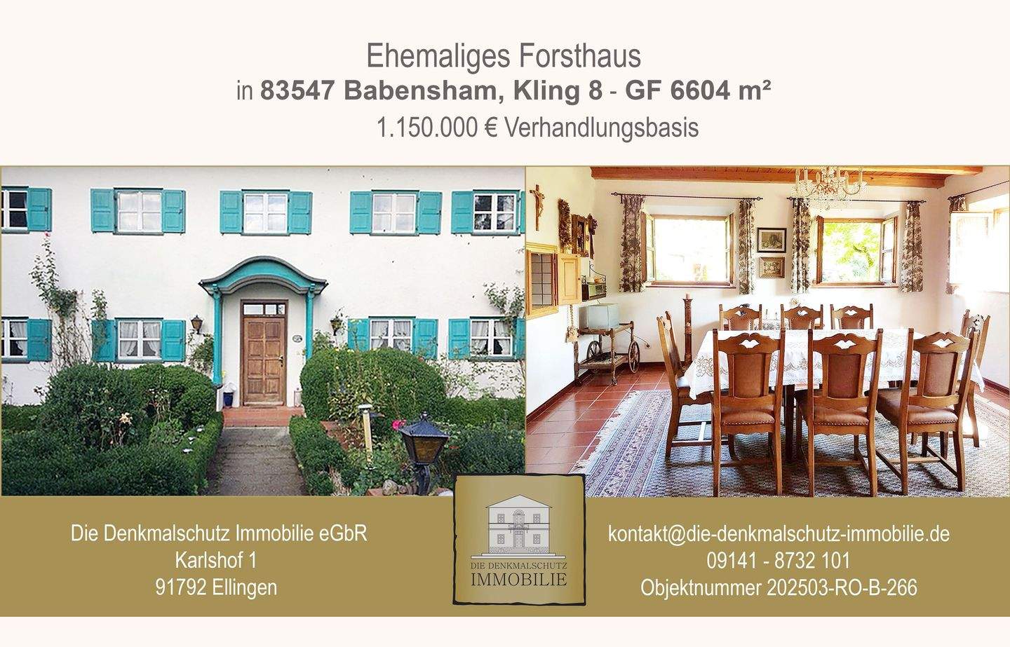 Immobilie in Babensham - Ehemaliges Forsthaus - Bild 0