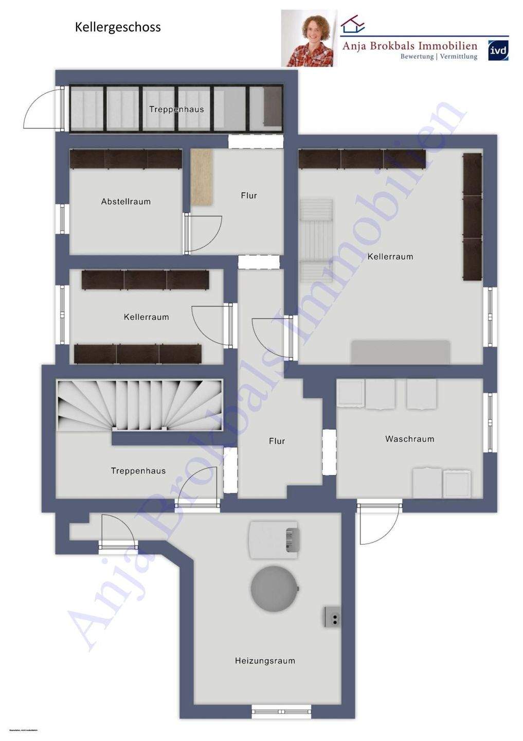 Immobilie in Harsewinkel - Zweifamilienhaus mit ausgebautem DG und mit 3 Garagen in Harsewinkel, provisionsfrei für Käufer - Bild 24