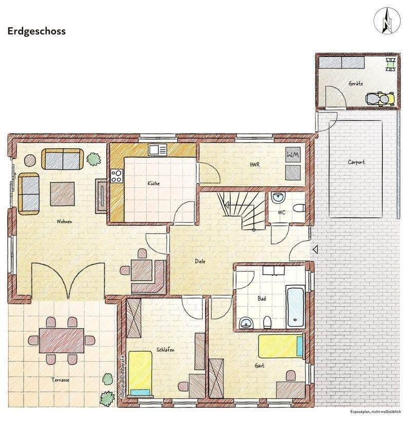 Immobilie in Dinklage - *Provisionsfrei für den Käufer* Wohnen an der Dinkel in ruhiger Sackgassenlage von Dinklage - Bild 4