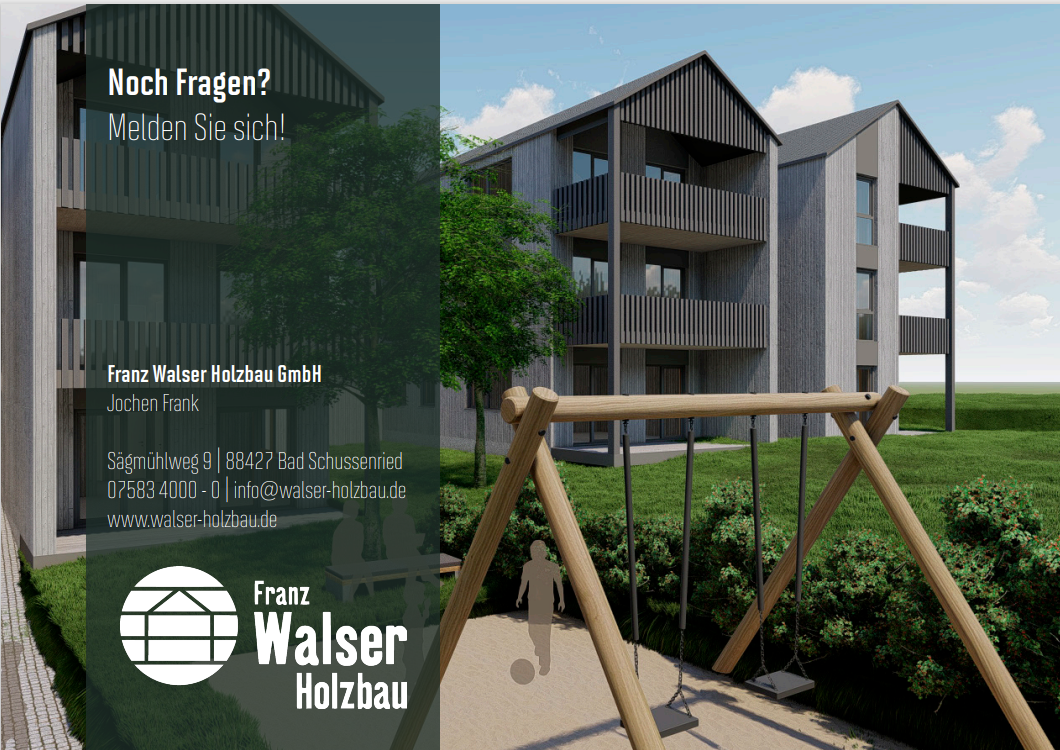 Immobilie in Attenweiler - KNN 0,01% Zins | 3-Zi-Eigentumswohnung | KfW 40+ | Attenweiler am Weiherblick - Bild 17