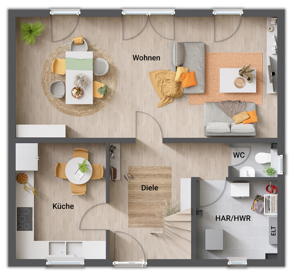 Immobilie in Drei Gleichen - Ein Town & Country Haus mit Charme in Schwabhausen – heimelig und stilvoll - Bild 7