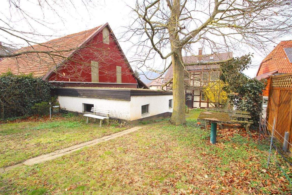 Immobilie in Adelebsen - Ein- bis Zweifamilien Fachwerkhaus mit Bauerwartungsland in Barterode - Bild 35