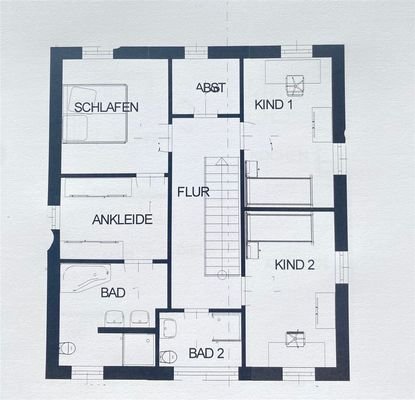 Beispiel: Grundriss Obergeschoss