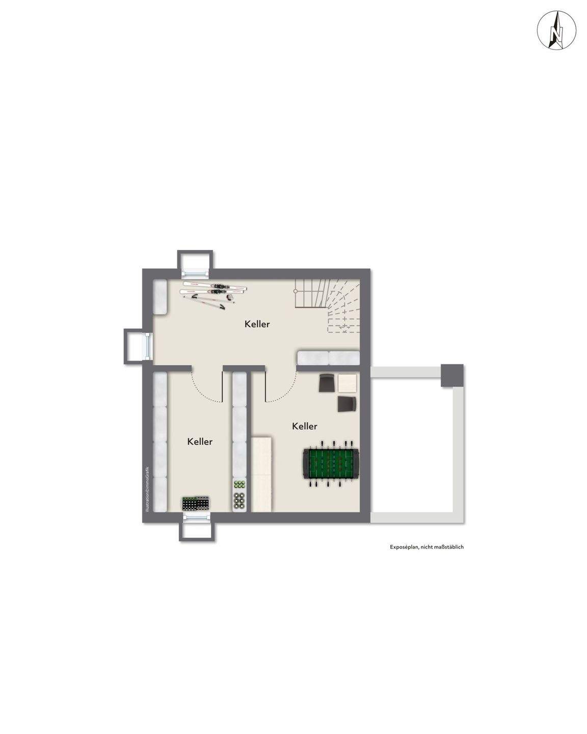 Immobilie in Schleching - Teilerneuerte Süd-West-Haushälfte mit Doppelgarage in stiller Randlage - Bild 30