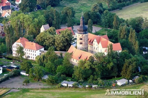 Luftbild Schloss Gommern