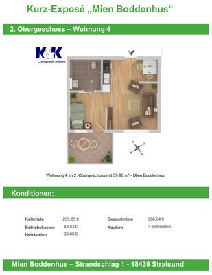 Kurzexpose Mien Boddenhus - 2. OG Wohnung 4