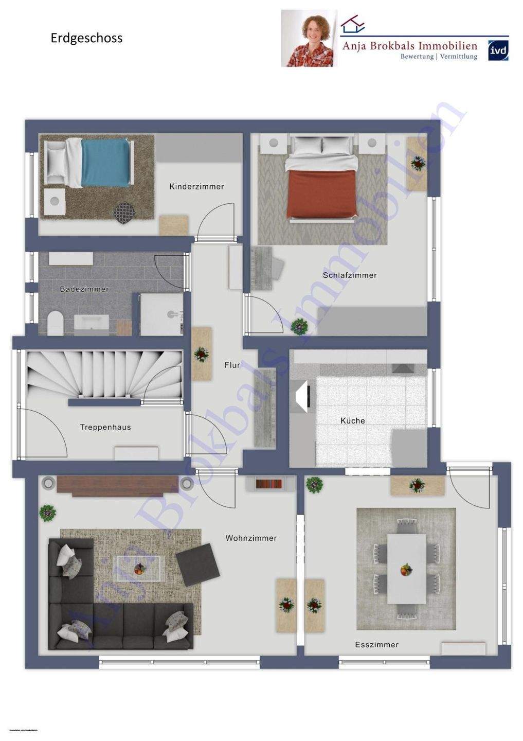 Immobilie in Harsewinkel - Zweifamilienhaus mit ausgebautem DG und mit 3 Garagen in Harsewinkel, provisionsfrei für Käufer - Bild 21