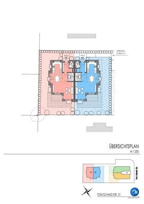Lageplan Doppelhaus