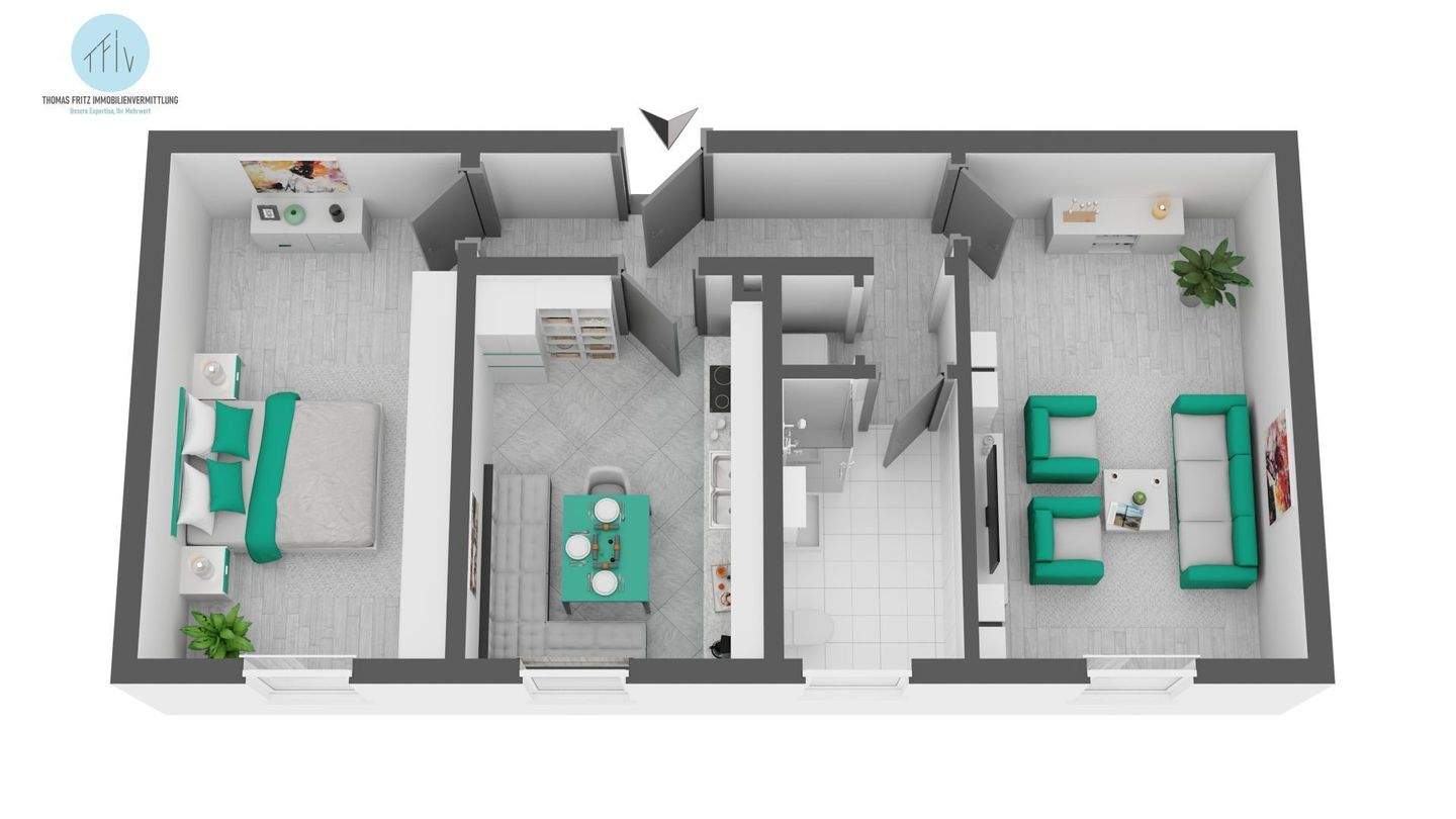 Immobilie in Arnstein - Schön geschnittene 2-Zimmerwohnung in Arnstein - Bild 22