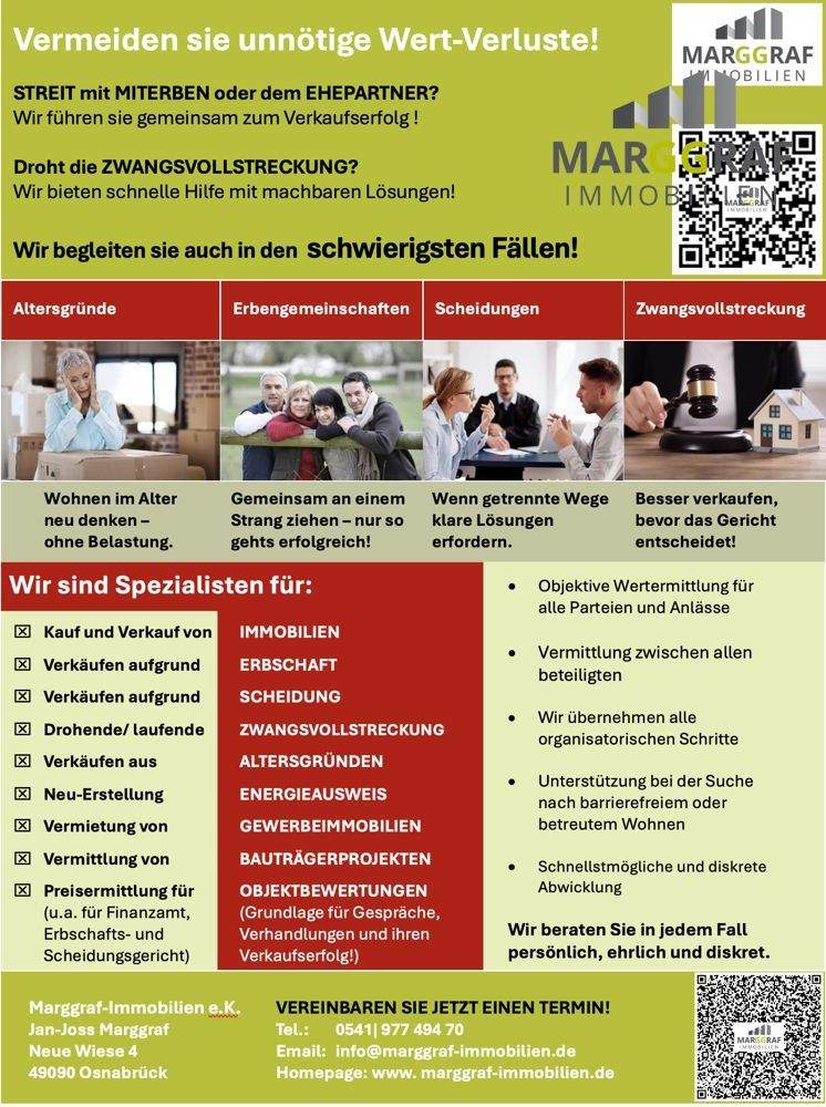 Immobilie in Herford - Denkmalgeschützter, äußerst seltener Doppel-Fachwerkkotten/ Heuerlingshaus in wunderschöner Alleinlage! - Bild 24