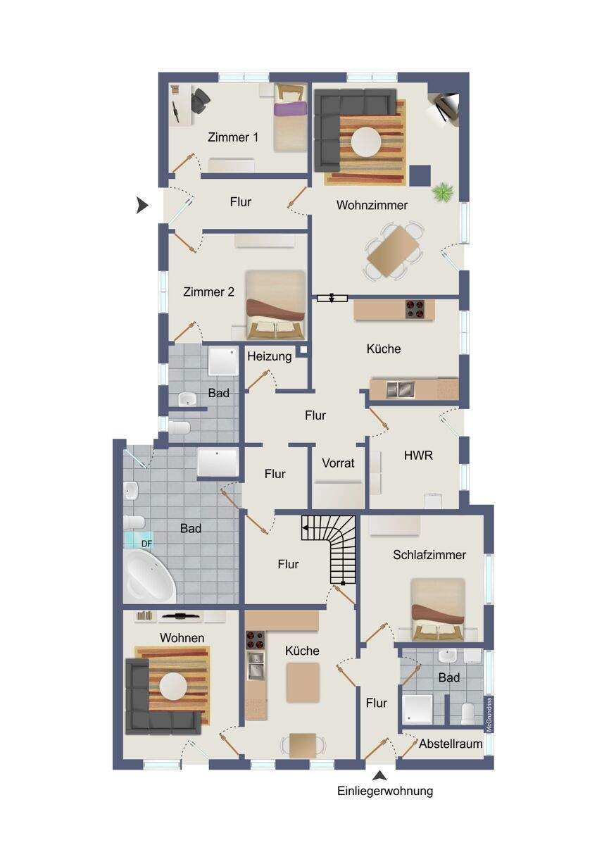 Immobilie in Wiesmoor - Teilsaniertes Landhaus mit Einliegerwohnung, Nebengebäude und über 4 ha Weideland in Wiesmoor - Bild 40