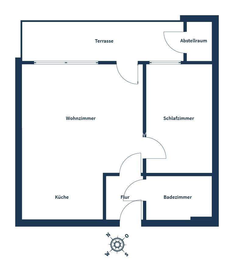 Immobilie in Schwalbach - Gepflegte 2-Zimmer-Erdgeschosswohnung mit Terrasse in begehrter Lage von Schwalbach am Taunus - Bild 12