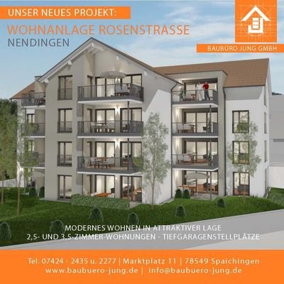 Neubau-Wohnanlage ROSENSRAßE, Tuttlingen-Nendingen