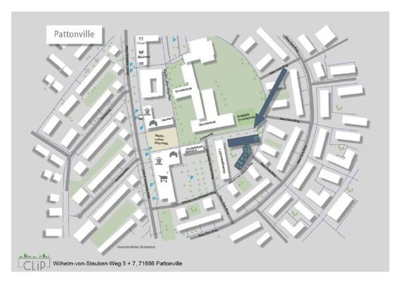 CLiP City Living in Pattonville - Lageplan