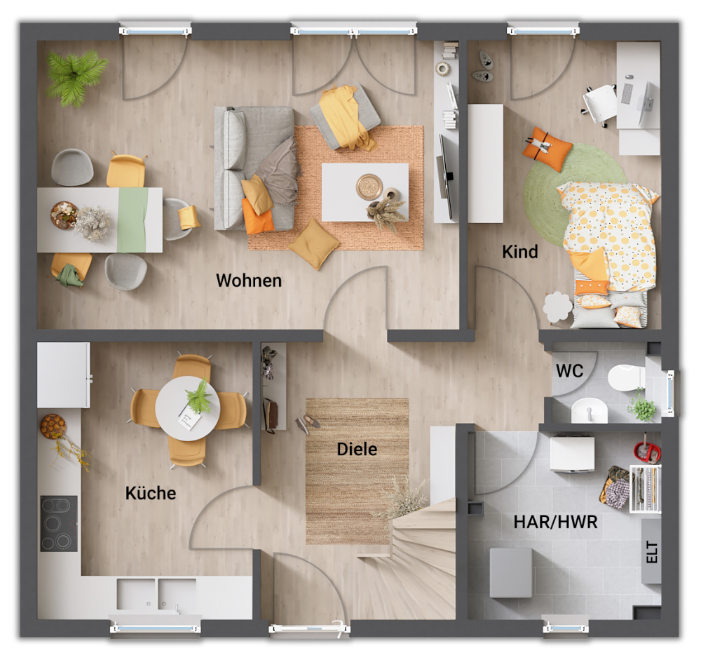 Immobilie in Drei Gleichen - Ein Town & Country Haus mit Charme in Schwabhausen – heimelig und stilvoll - Bild 8