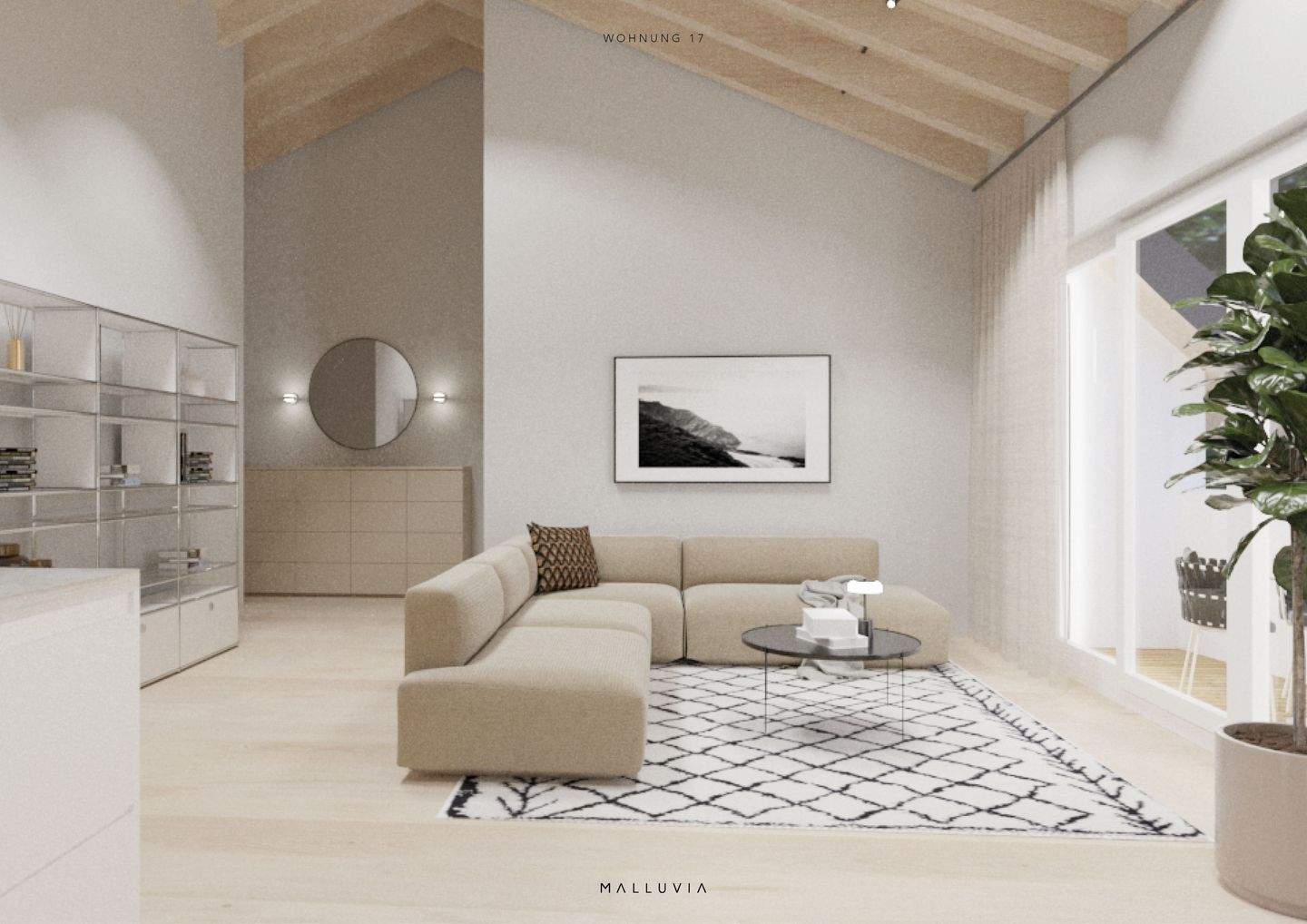 Immobilie in Feichten an der Alz - PROVISIONSFREI - Neubauwohnungen im Vierseithof Mankham: Whg. 17 - 2-Zi-Wohnung vor Alpen und Chiemsee - Bild 10