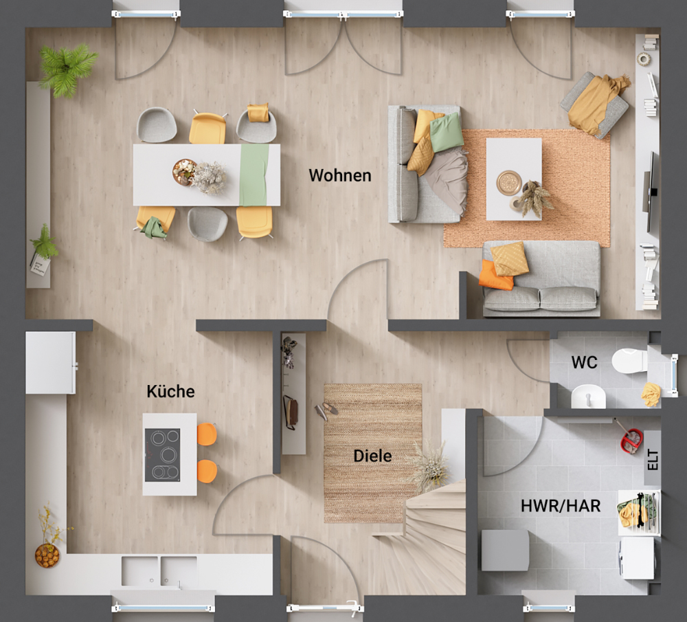 Immobilie in Gilserberg - Moderne Wohlfühlatmosphäre - Das Einfamilienhaus mit dem Plus an Ausstattung in Gilserberg OT Seb... - Bild 17