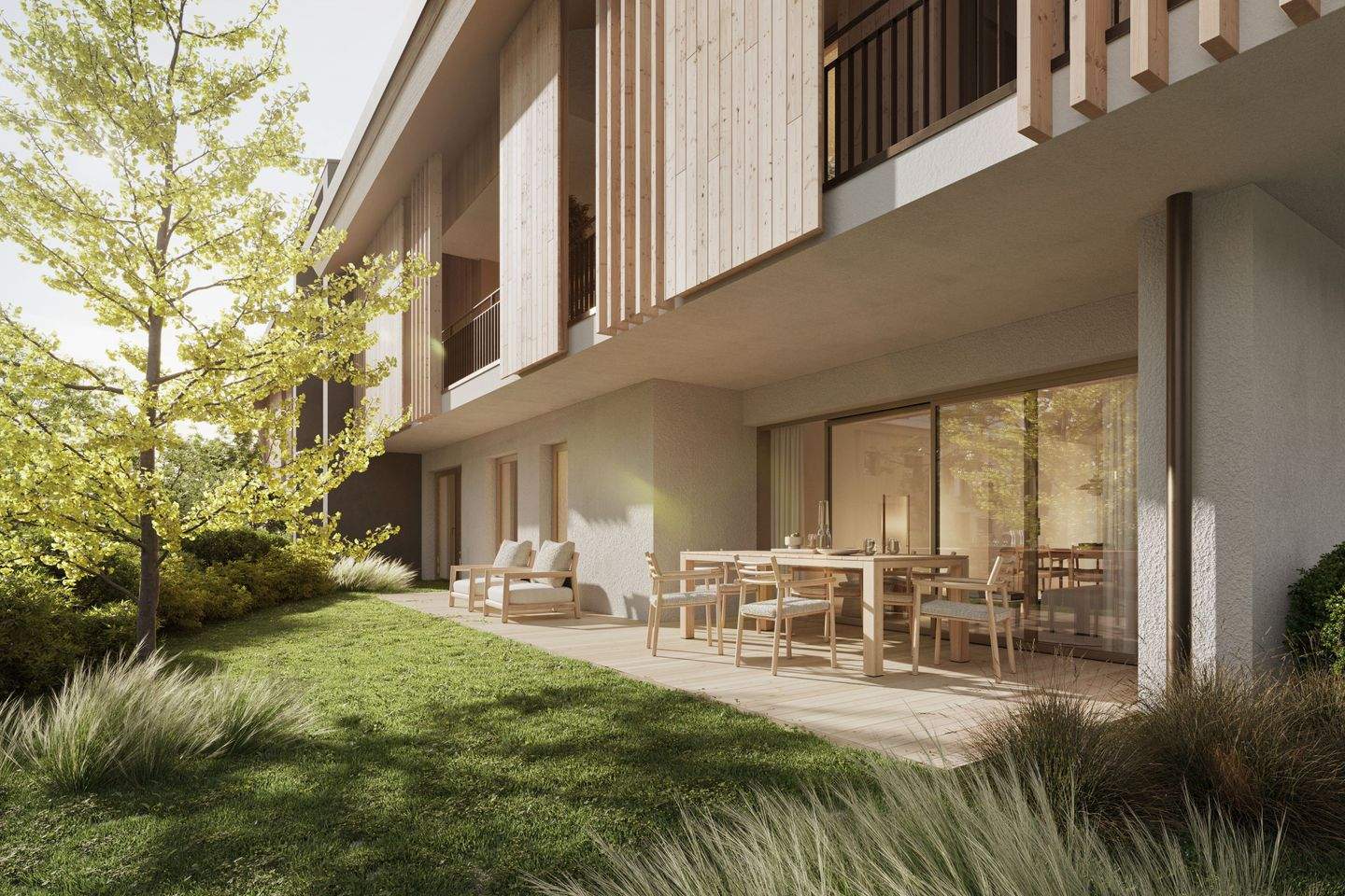 Immobilie in Waakirchen - Neubau: Ideal geschnittene 3-Zimmer-Gartenwohnung mit Haus-im-Haus-Ambiente - Bild 6