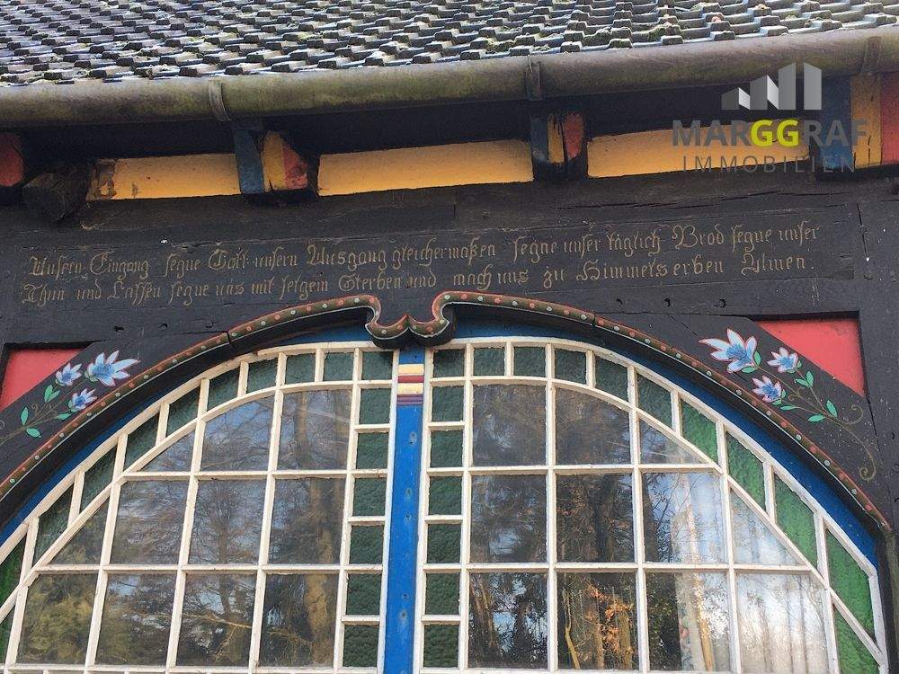 Immobilie in Herford - Denkmalgeschützter, äußerst seltener Doppel-Fachwerkkotten/ Heuerlingshaus in wunderschöner Alleinlage! - Bild 4