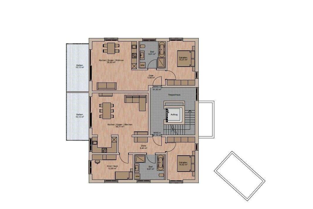 Immobilie in Lutzingen - Wohnen am Fuße des Goldbergs in Lutzingen! - Ihre neue Eigentumswohnung - Bild 4