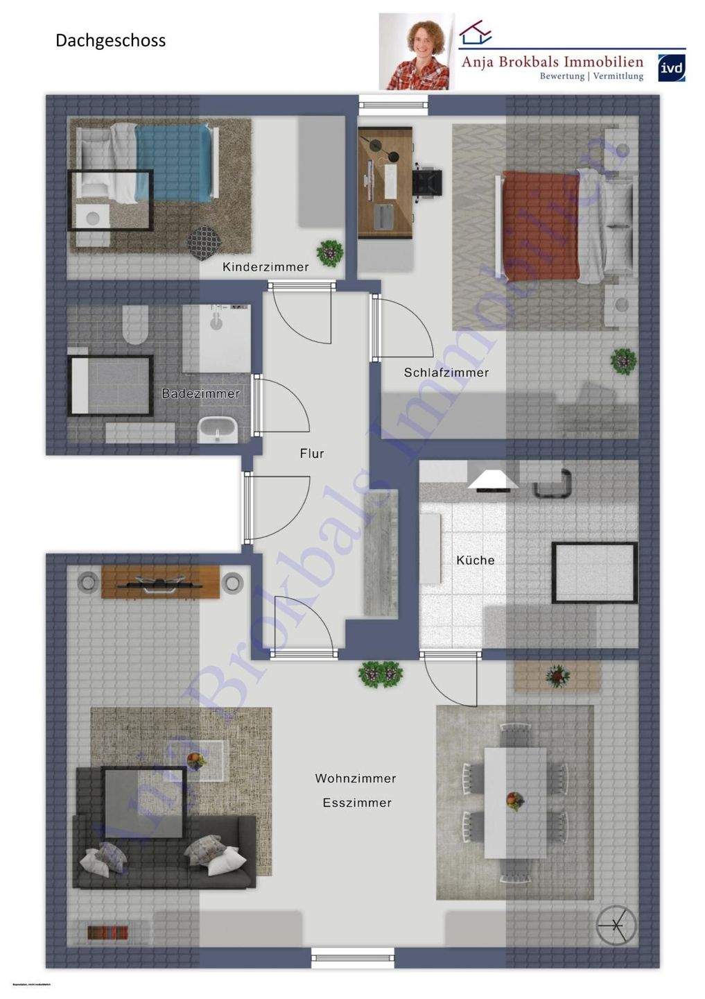 Immobilie in Harsewinkel - Zweifamilienhaus mit ausgebautem DG und mit 3 Garagen in Harsewinkel, provisionsfrei für Käufer - Bild 23