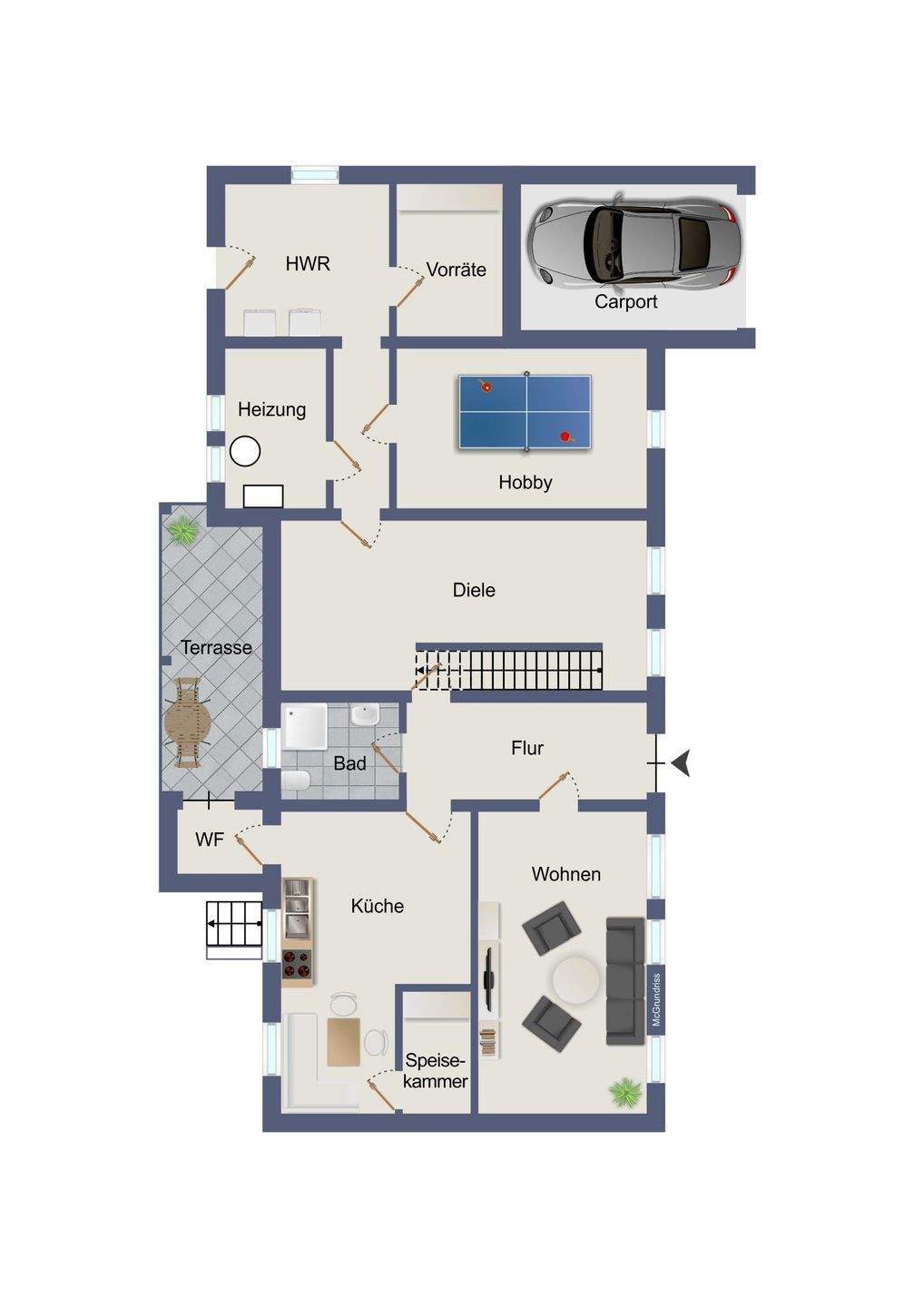 Immobilie in Bergen an der Dumme - Großzügiges Einfamilienhaus mit Nebengebäuden zu verkaufen! - Bild 16
