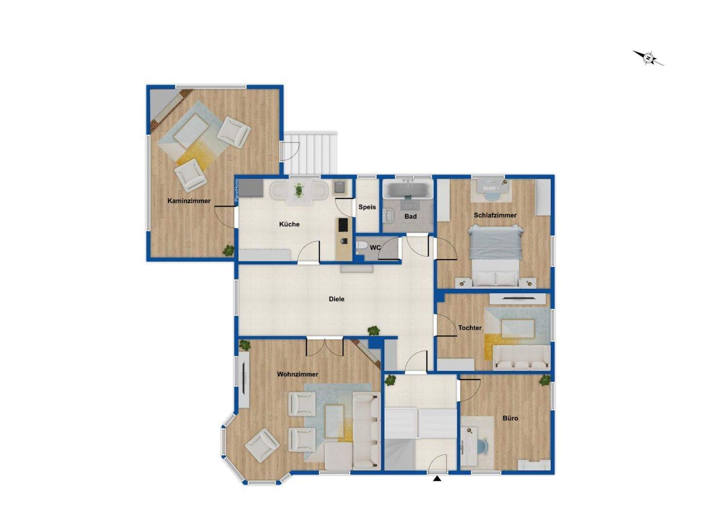 Immobilie in Mistelbach - Leben mit Stil auf repräsentativen Anwesen mit parkähnlicher Außenanlage südwestlich von Bayreuth - Bild 15