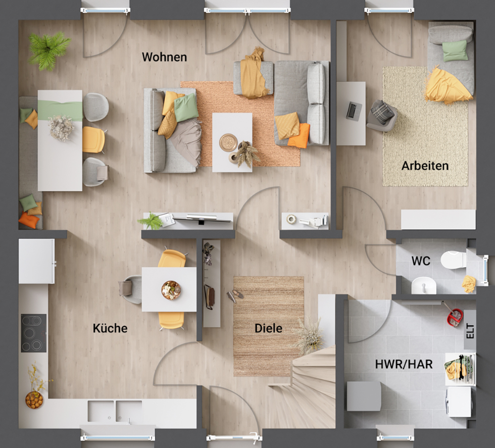 Immobilie in Gilserberg - Moderne Wohlfühlatmosphäre - Das Einfamilienhaus mit dem Plus an Ausstattung in Gilserberg OT Seb... - Bild 18