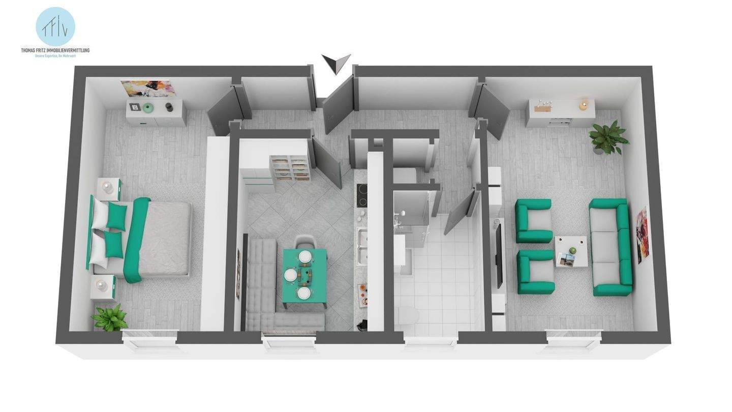 Immobilie in Arnstein - Schön geschnittene 2-Zimmerwohnung in Arnstein - Bild 23