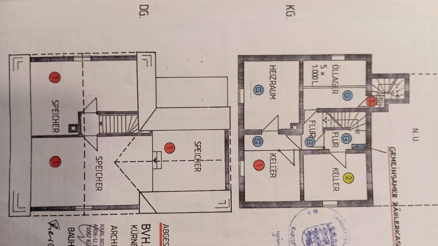 Immobilie in Kürnbach - Charmante 6-Zimmer-Maisonette-Wohnung mit großem Garten - Bild 42