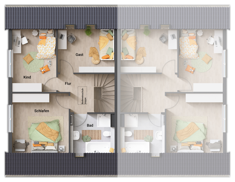 Immobilie in Bad Langensalza - Unabhängigkeit und Nähe – beides ideal kombiniert im Town & Country Doppelhaus in Bad Langensalza - Bild 17