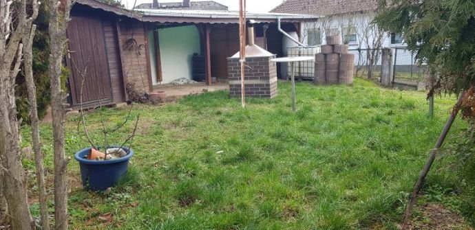 Garten mit Unterstand