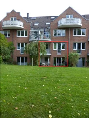 Lichtdurchflutete Wohnung über 2 Etagen mit Terrasse, Balkon, Gartennutzung, TG-Stellplatz u.v.m. | Maisonette Düsseldorf