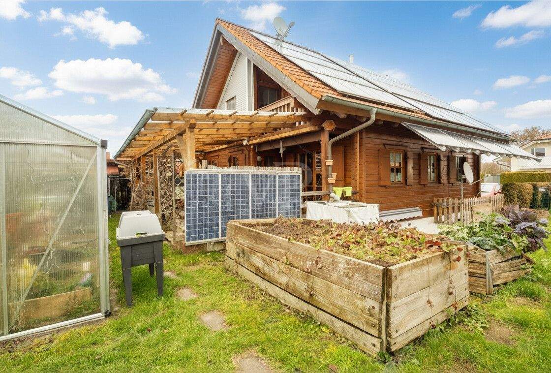 Immobilie in Kirchdorf an der Iller - Blockhaus Einfamilienhaus mit Einliegerwohnung - Bild 3