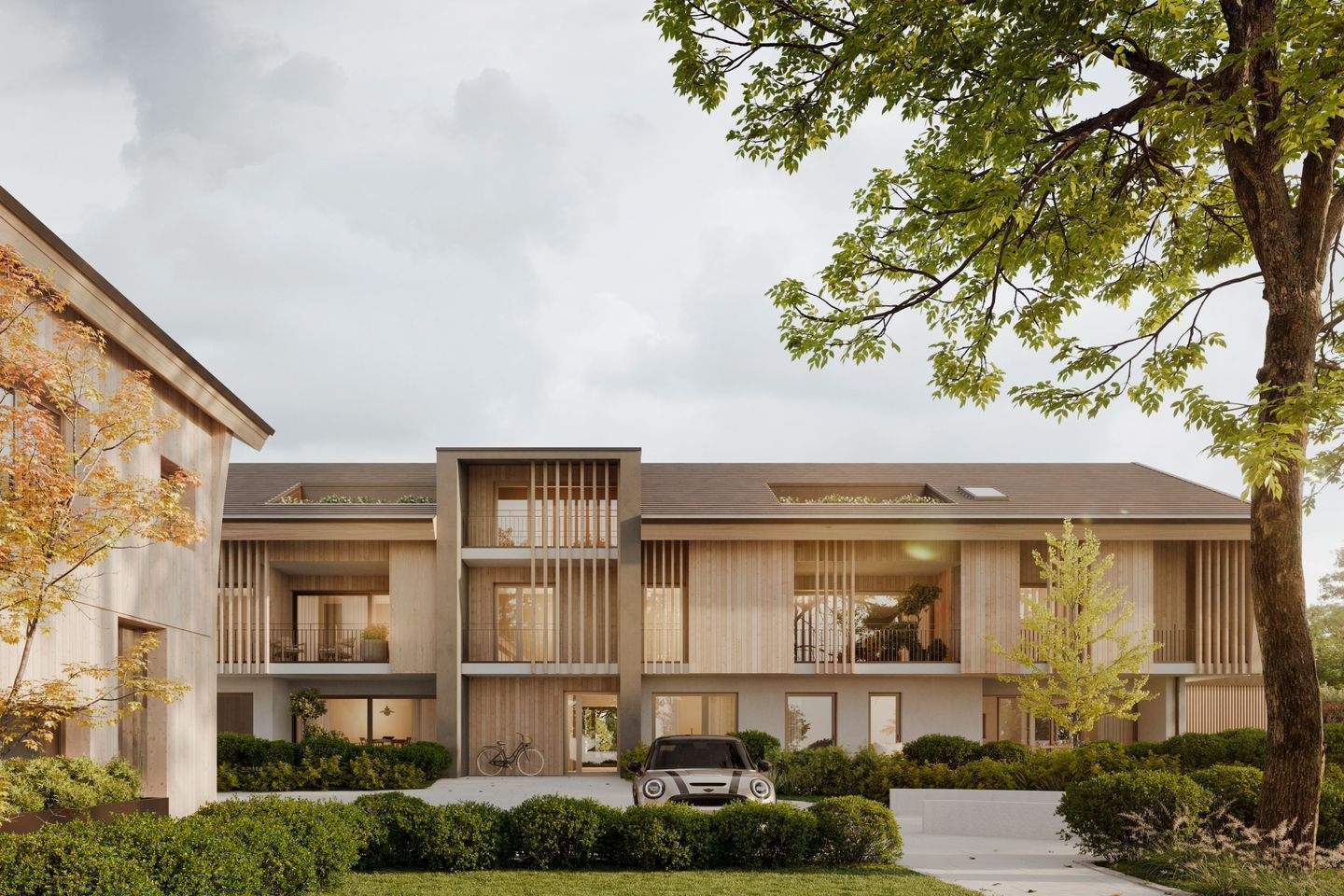 Immobilie in Waakirchen - Neubau: Ideal geschnittene 3-Zimmer-Gartenwohnung mit Haus-im-Haus-Ambiente - Bild 3